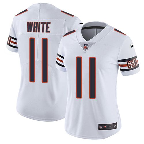 Nike Bears #11 Kevin White White Women's Stitched NFL Vapor Untouchable Limited Jersey - Click Image to Close